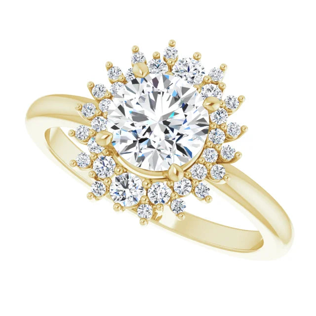 yellow gold ring  yellow gold engagement ring  Yellow gold engagement  Yellow Gold  white gold engagement ring  white gold  round moissanite  round diamond  round  rose gold engagement ring  Rose Gold  rings  ring  Moissanites  Moissanite  Halo  Gold  Engagement Rings  engagement ring  diamonds  diamond ring  diamond halo  diamond  14K  14