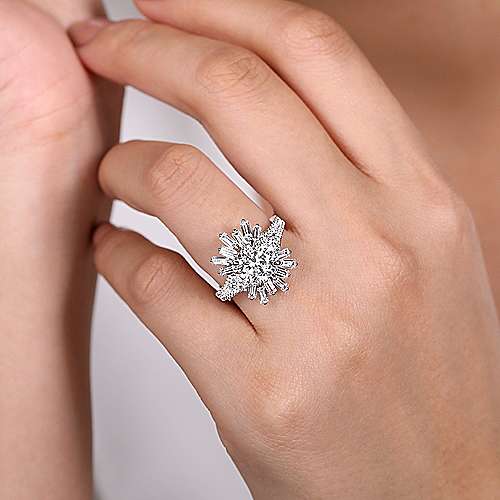 Starburst diamond engagement rings Clearance