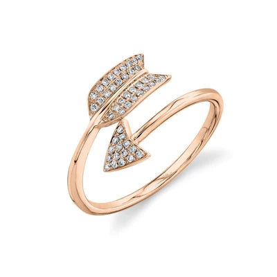 Rose gold 2025 arrow ring
